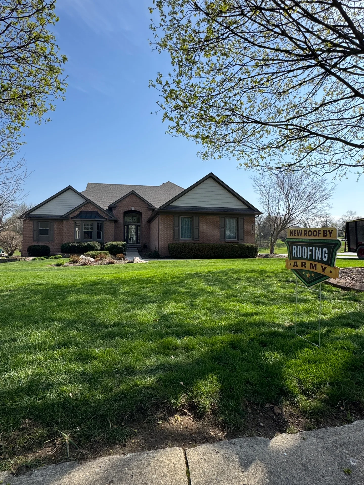 Roof Replacement in Commerce Township with Atlas Pinnacle Pristine Weathered Wood shingles — photo 3 of 8