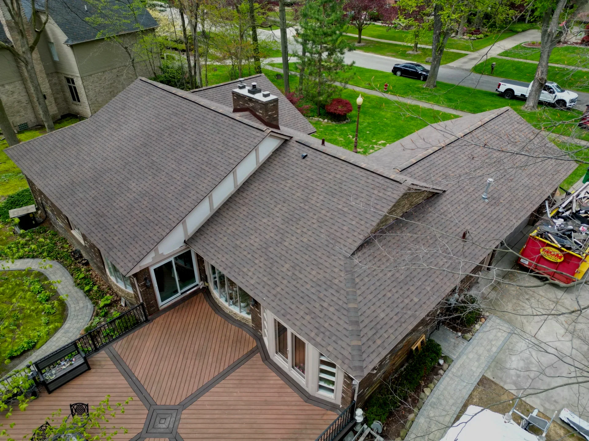 Roof Replacement in Shelby Township with Atlas Pinnacle Pristine Heather Blend shingles — photo 8 of 12