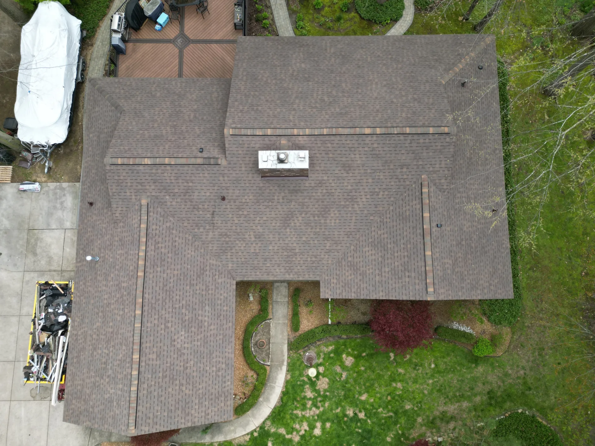Roof Replacement in Shelby Township with Atlas Pinnacle Pristine Heather Blend shingles — photo 9 of 12
