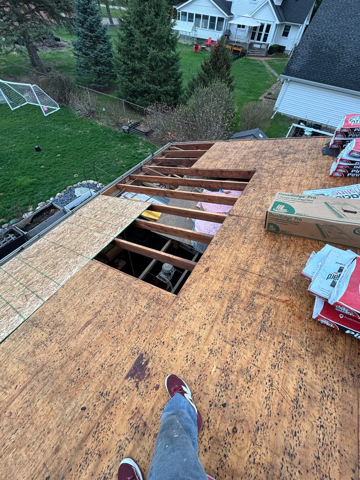 Roof Replacement in Shelby Township with Atlas Pinnacle Pristine Black Shadow shingles — photo 1 of 7