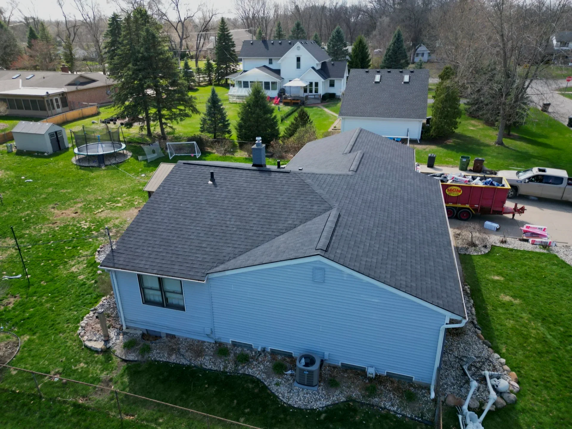 Roof Replacement in Shelby Township with Atlas Pinnacle Pristine Black Shadow shingles — photo 5 of 7