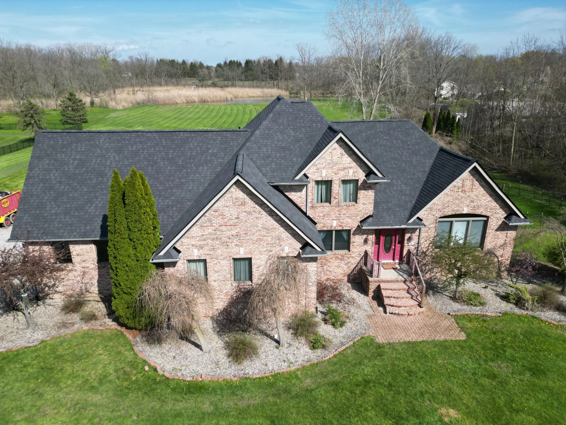 Roof Replacement in East China Township with Atlas Pinnacle Pristine Black Shadow shingles — photo 7 of 8