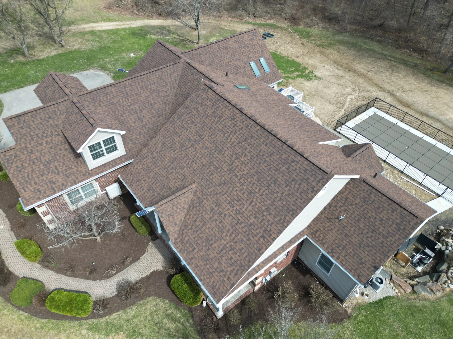 Roof Replacement in Leonard with Atlas Pinnacle Pristine Burnt Hickory shingles — photo 6 of 9