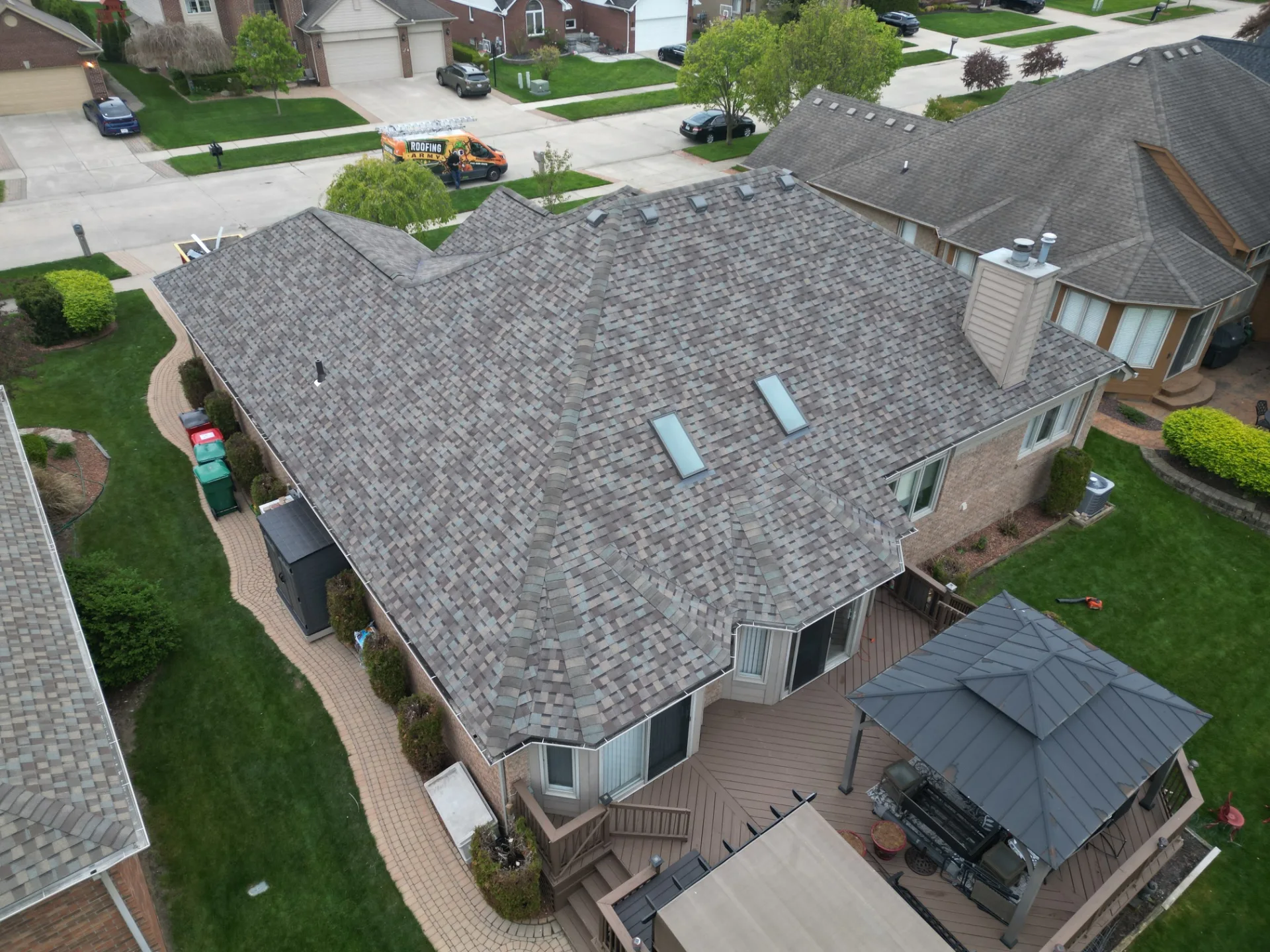 Roof Replacement in Macomb with Atlas Pinnacle Pristine Majestic Shake shingles — photo 7 of 9