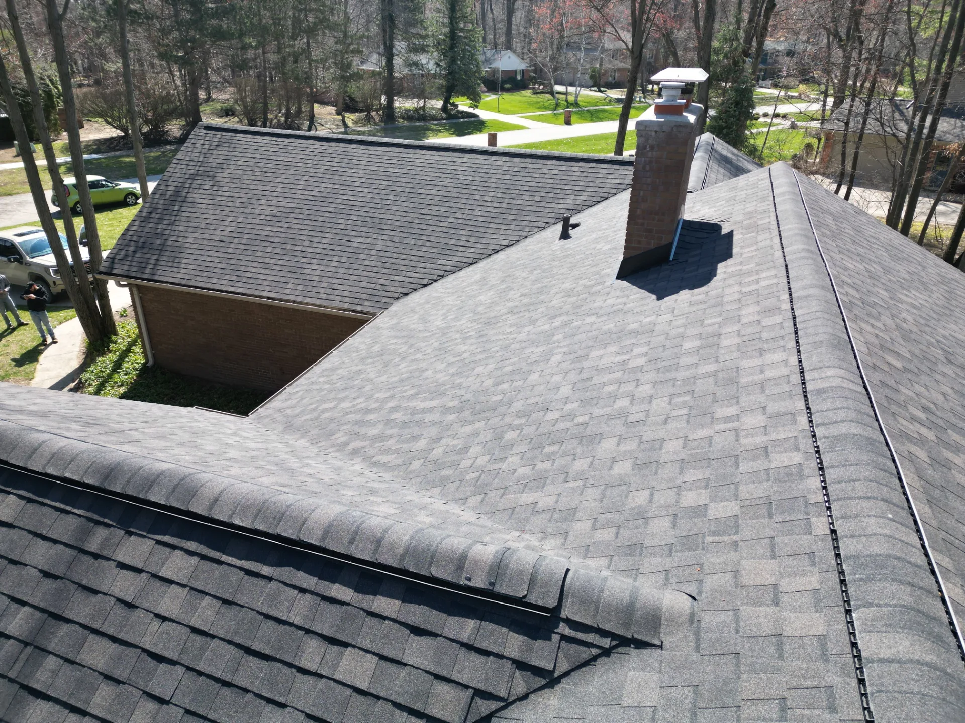 Roof Replacement in Shelby Township with CertainTeed Landmark Pro Espresso shingles — photo 1 of 20
