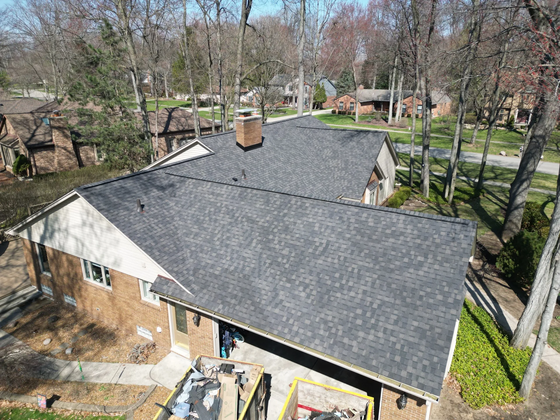 Roof Replacement in Shelby Township with CertainTeed Landmark Pro Espresso shingles — photo 14 of 20