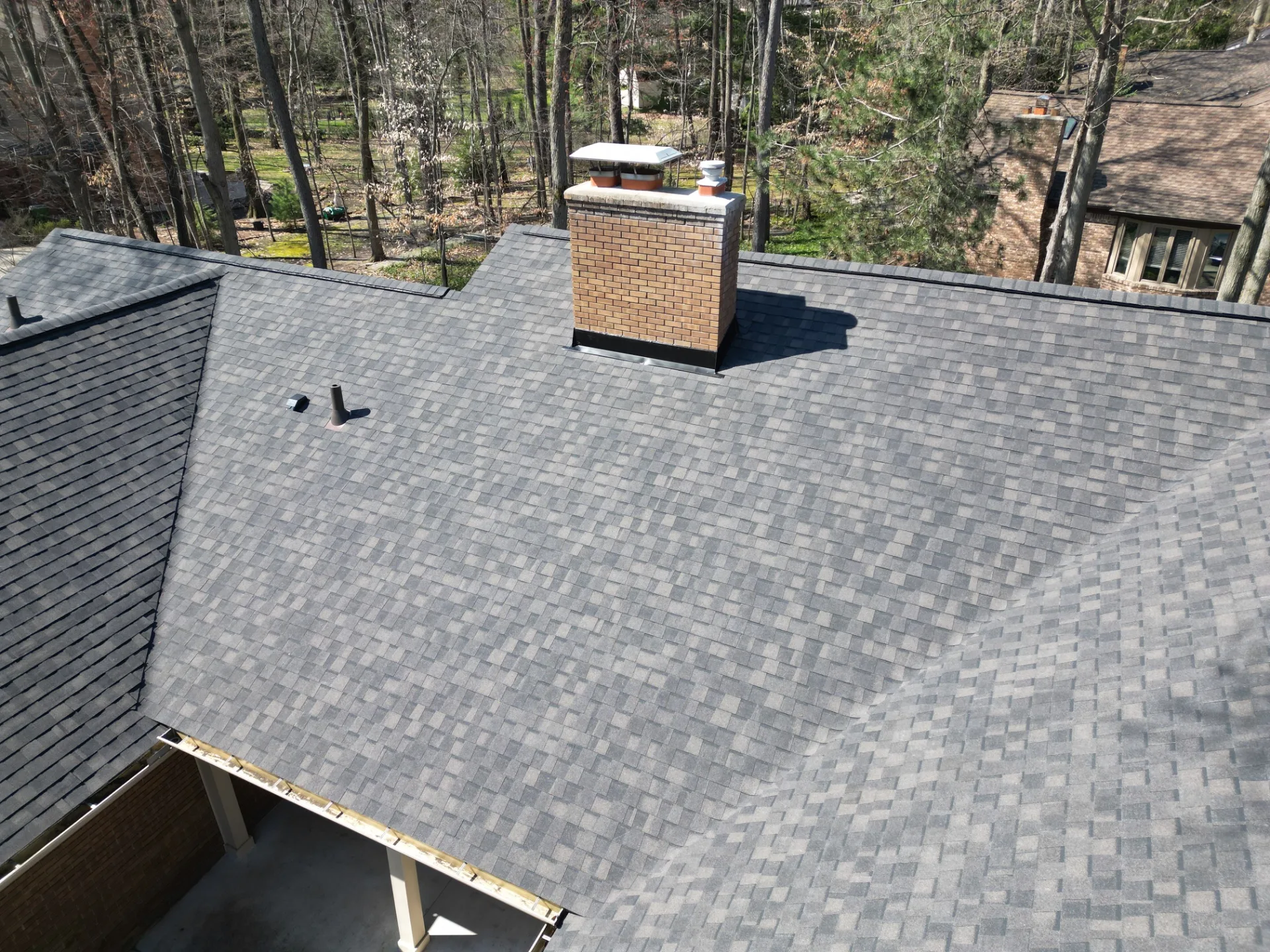 Roof Replacement in Shelby Township with CertainTeed Landmark Pro Espresso shingles — photo 7 of 20